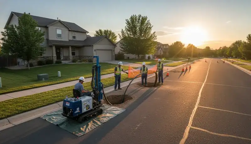 Expert Plumbing Pro  - emergency-sewer-line-replacement-for-a-woodmen-hills-family-home