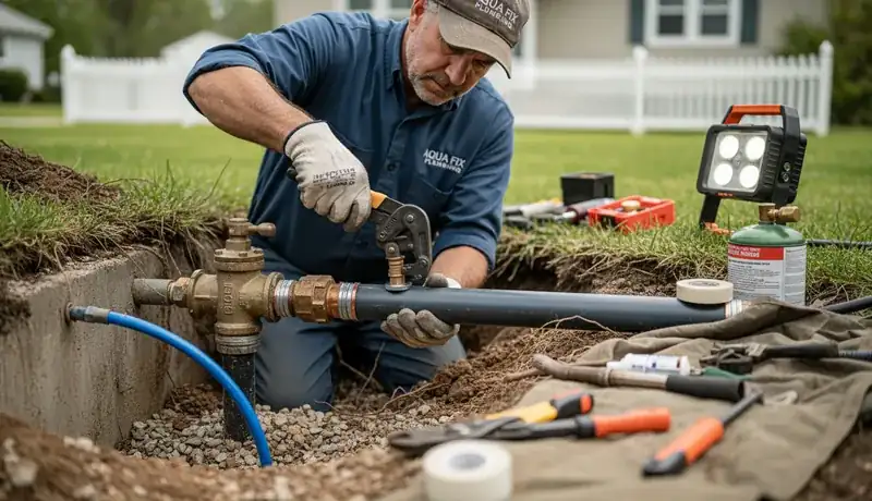 Expert Plumbing Pro  - main-water-line-repair